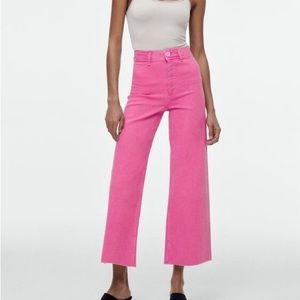 ZW The Marine Straight Jeans Fuchsia